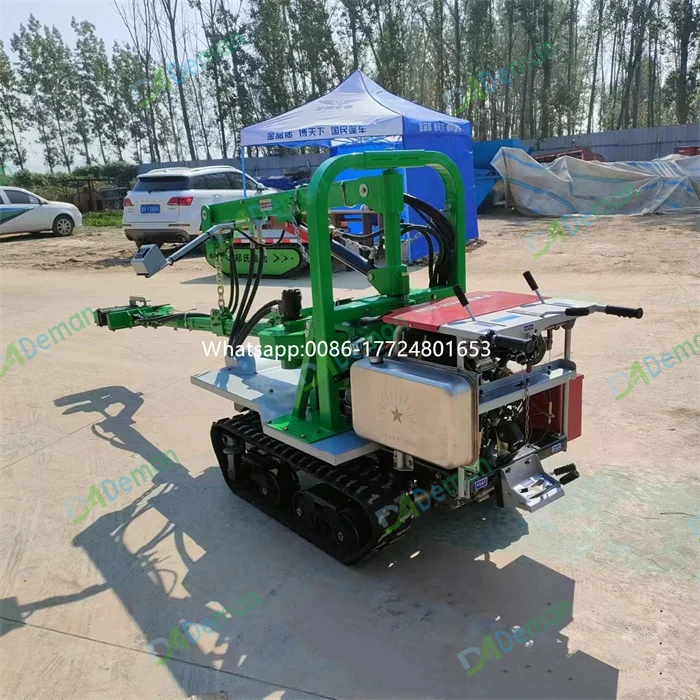 Crawler Tracks Plum Tree Shaker Pecan Almond Tree Shaking Machine Apricot plum Tree Vibration Harvester