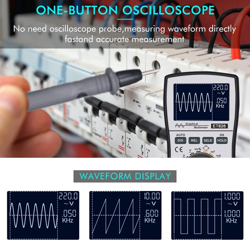 Cleqee C520 Bandwidth 20Mhz Sampling Data 50M with Probe USB Cable Dual Channel PC Virtual Digital Handheld Oscilloscope