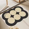 A2-alfombra absorbente para puerta de baño [40*60CM]