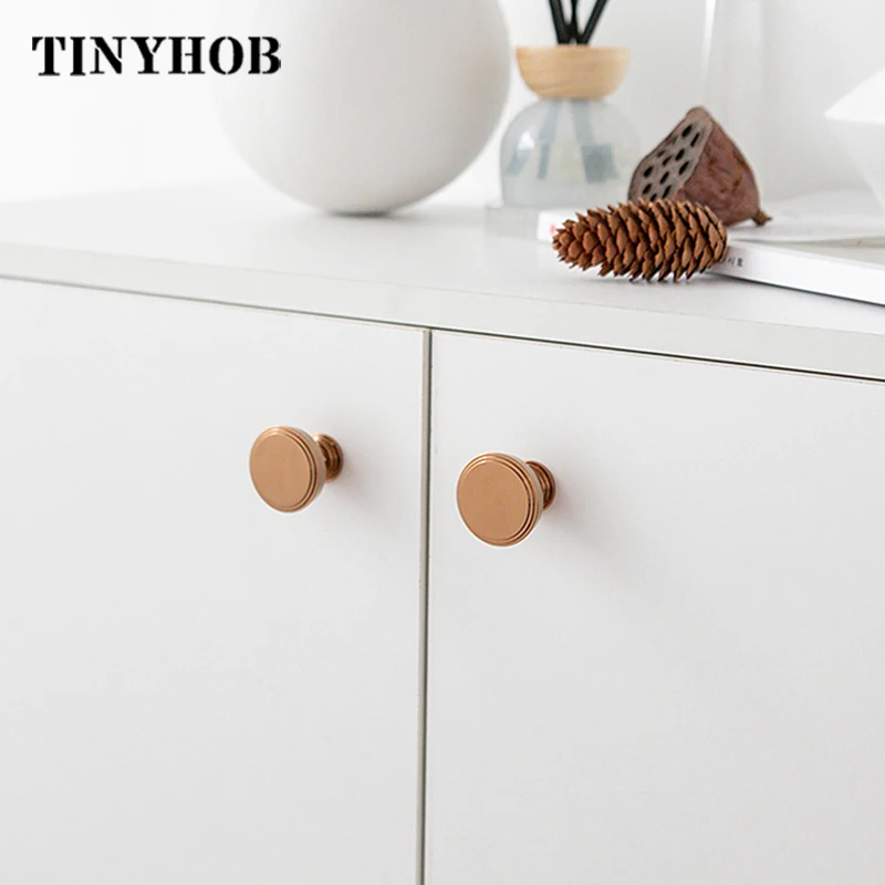 Rose Gold Solid Brass Furniture Handles - Durable & Stylish Rose Gold Solid Brass Furniture Handles - Durable & Stylish