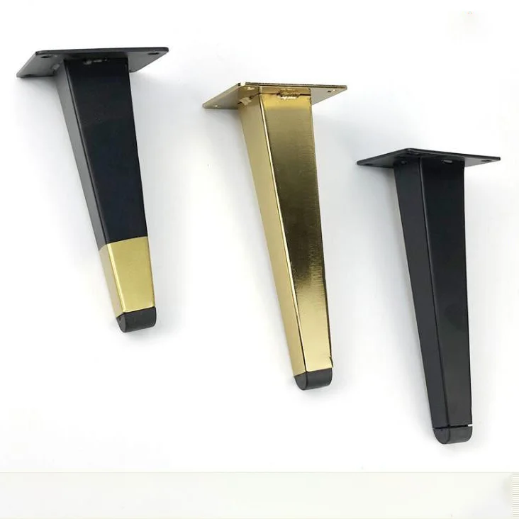 New design square metal leg for sofa cabinet replacement cheap steel furniture leg