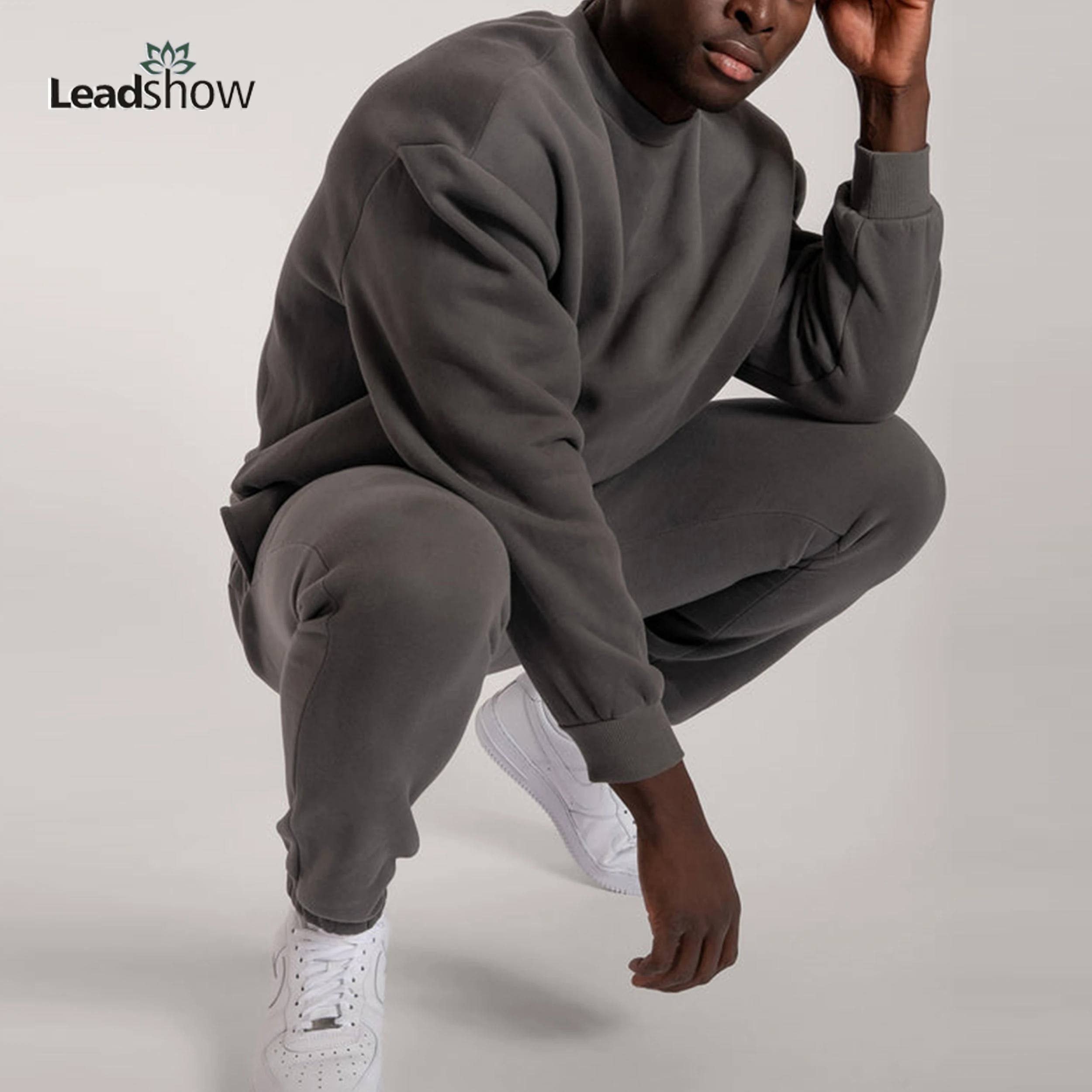 Wholesale Custom High Quality 100 Cotton Plain Fleece Sweatshirt