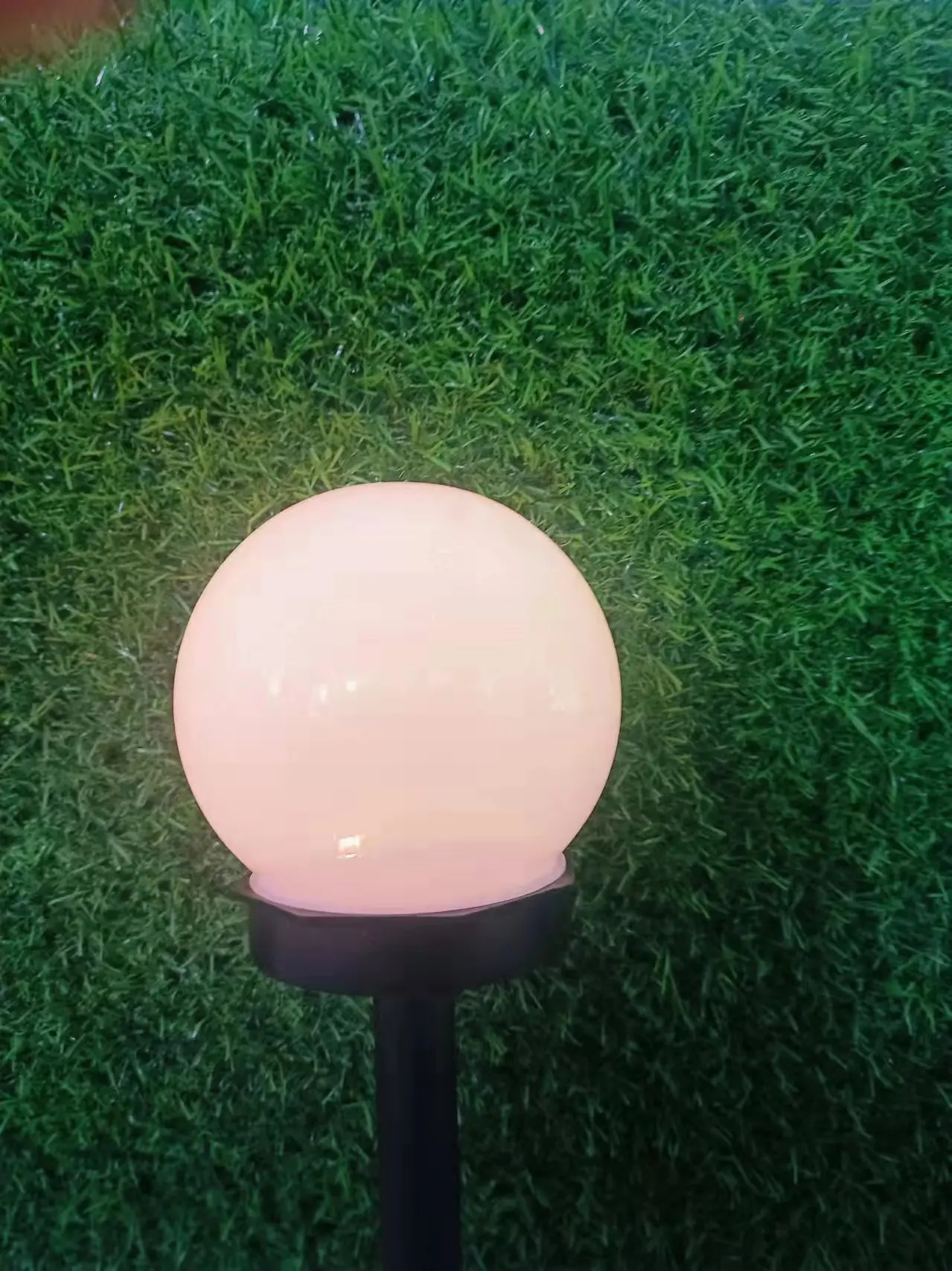 Outdoor Durable Circular Courtyard Decorative Lamp Landscape Colorful Solar Light