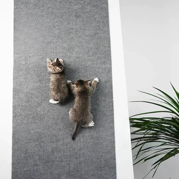 Wall Mounted Cat Climbing Mat Cat Teaser Artifact Wear Resistant Scratch DIY Climbing Cat Scratcher
