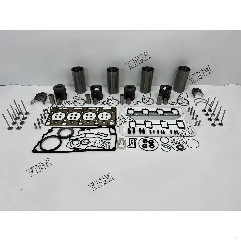 Cylinder Liner Kit Full Gasket Kit with Valve for JCB444 5