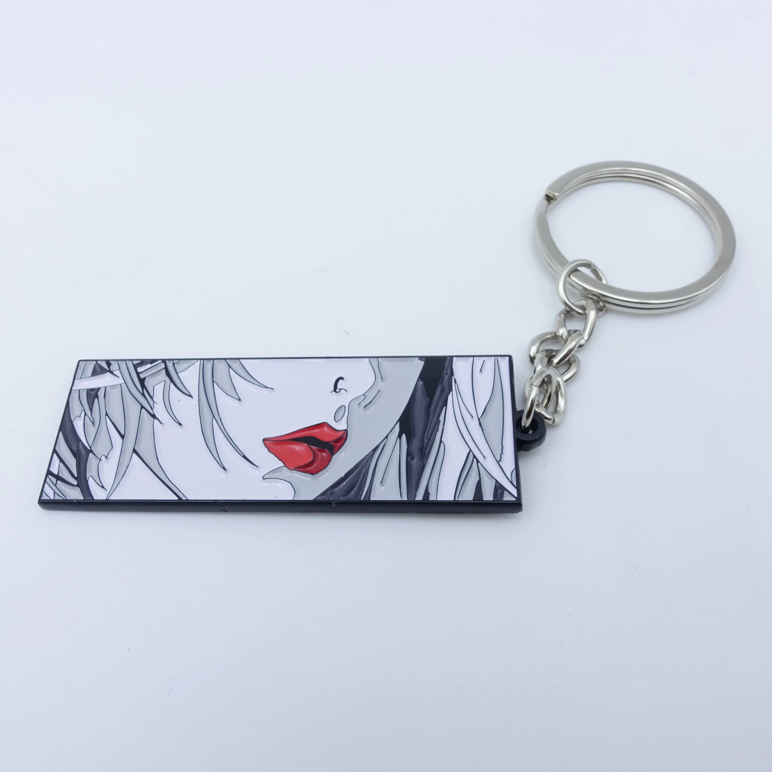 Custom 3d Anime Figure Keychain 3d Anime Metal Keychains Strap Japanese Manga Enamel Keychain Wholesale