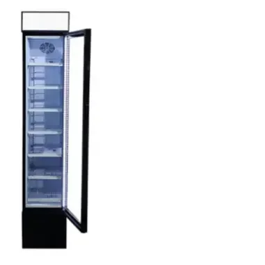 Custom logo Commercial Frozen Refrigerator Vertical Freestanding Compressor Fridge Freezer for Ice Cream Display