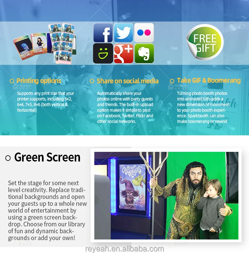 green screen sparkbooth