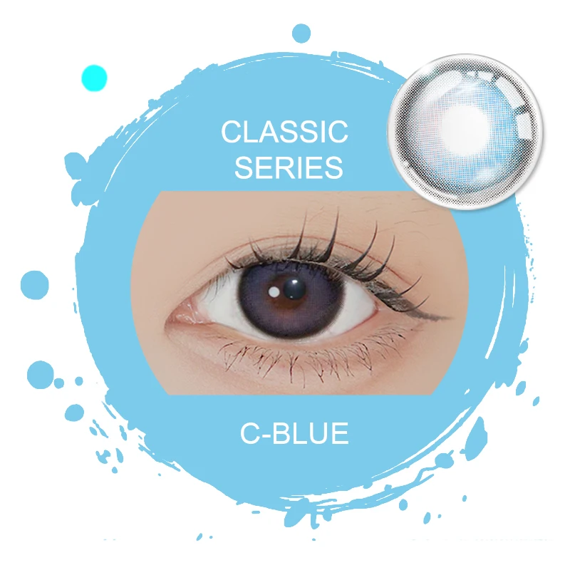 H Sale Classic Color Contact Lenses PP Pack Bags Soft Cosmetic Color Water 38% Low Price Made In China