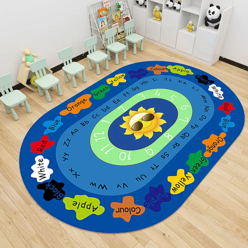 Baby Floor Play Mat  Plush Padded Non-slip floor playmat Early Educational Kids Floor Play Mats factory