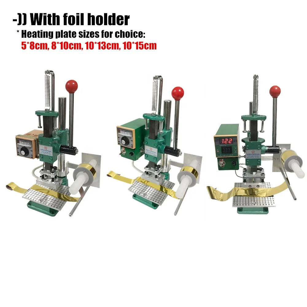 Multi Size Manual Roll Bronzing Machine Multi Material Printable