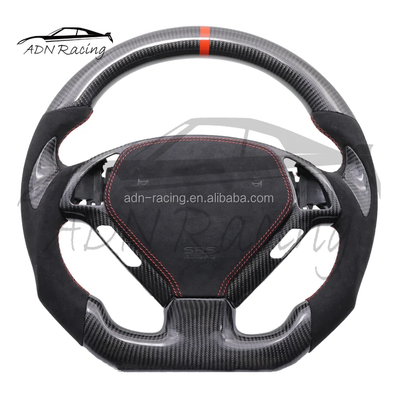 For INFINITI G25 G35 G37 G37x Carbon Fiber Steering wheel