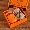 Orange mug+towel