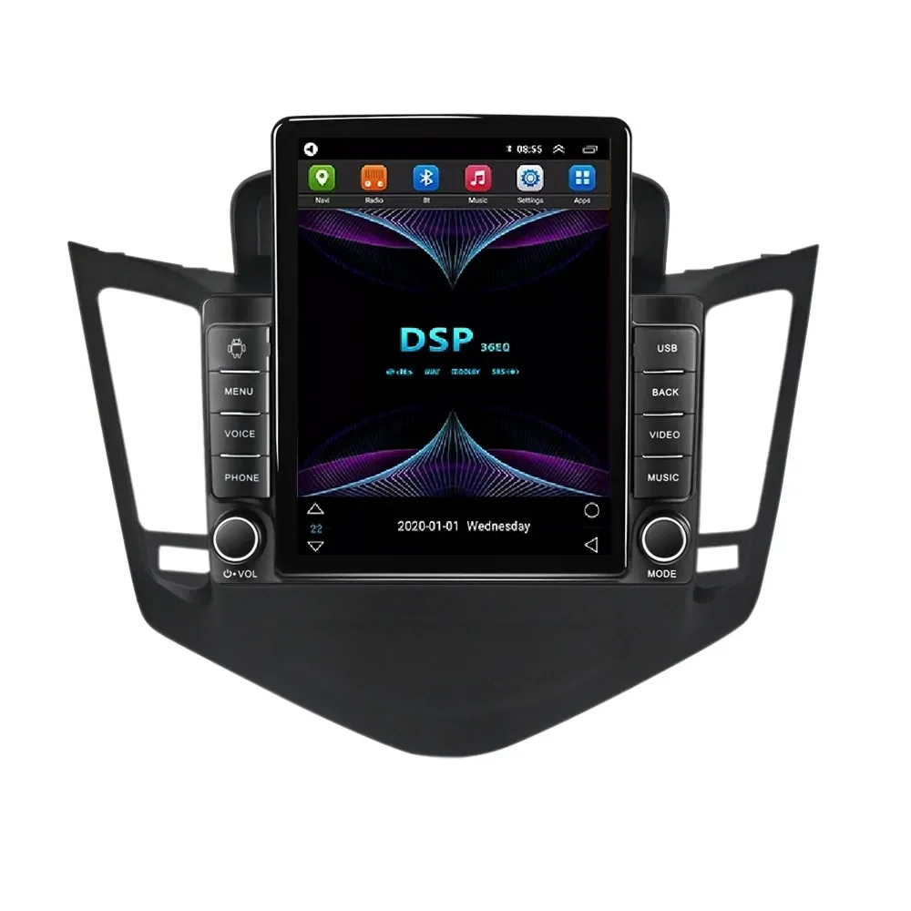Android 13 Car Monitor for Chevrolet Cruze 2009-2014 8+128G GPS DSP RDS ADAS DVR Colling Fan 360 Camera Car Radio