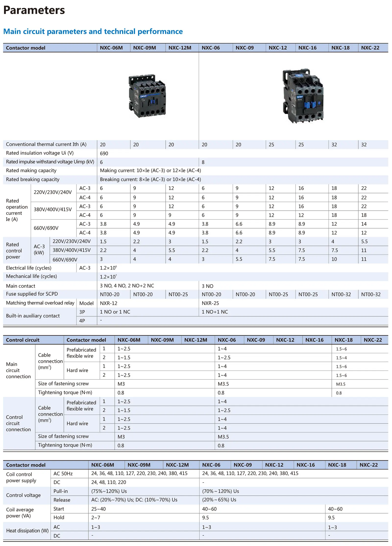 Chint original NXC Contactor NXC-09 NXC-09m NXC-12 NXC-18 NXC-22 NXC-25 NXC-32 NXC-40 NXC-50 NXC-75 NXC-120 Chnt NXC Contactor