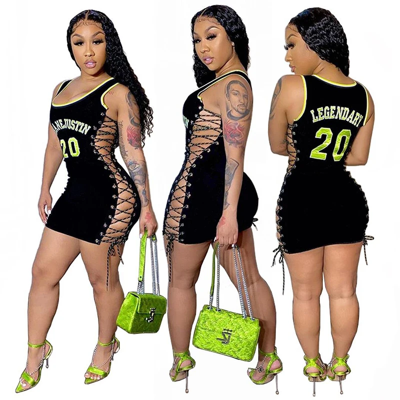 Buy Wholesale China New Arrivals Jersey Dress Woman One Piece Tank Top  Bandage Skirt Sexy Jersey Basketball Dresses & Basketball Jerseys,dress,jersey  Dresses at USD 4.5