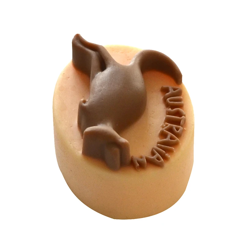DIY Handmade Craft Animal Kangaroo Shape Silicone Soap Mold for Soap Making