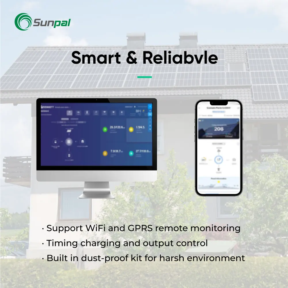 Sunpal Pv Hybrid Solar Power System 10Kw 20Kw 30Kw All in One Energy Storage System for Solar