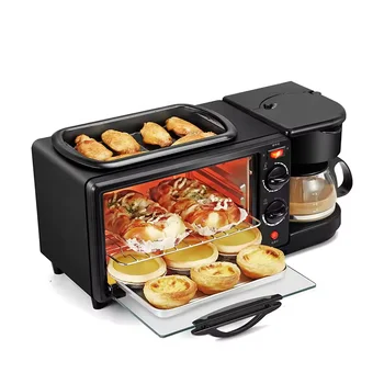 Breakfast Maker Support OEM Automatic Multifunction Household 3in One Oven Multifunction 9L 3 in 1 Electric Stainless Steel 1250