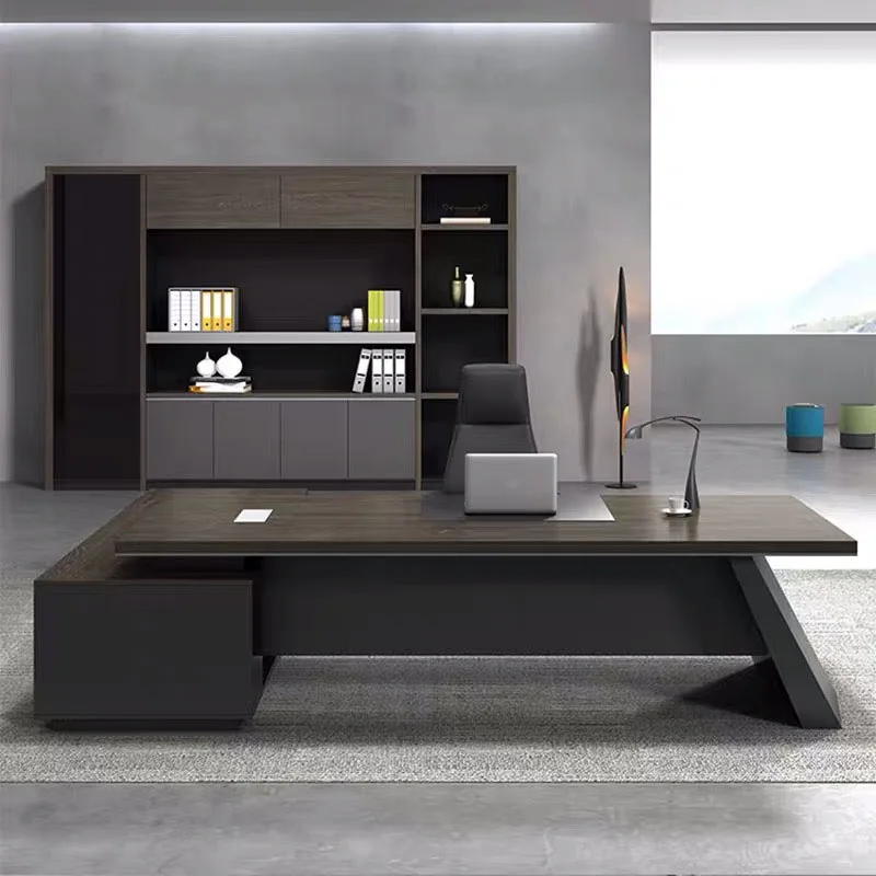 Scrivania Nera Moderna Scrivania Moderna Scrivania Legno E Metallo