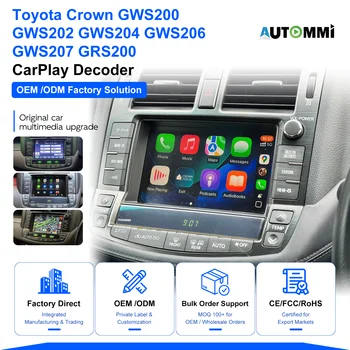 Wireless CarPlay Adapter for 2008-2012 Toyota Crown - Android Auto