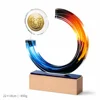 Base de madera de haya estilo C - Trofeo para empleados