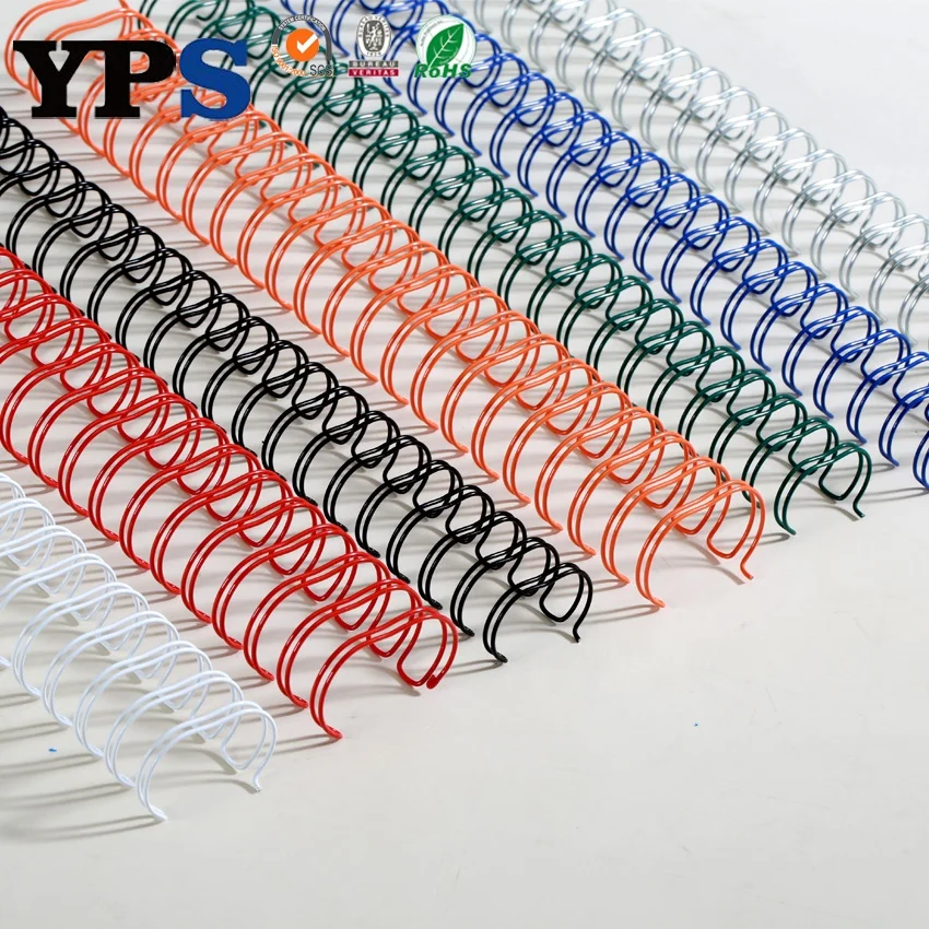 1/4"-1 1/2" Metal Spiral Book Binding Double Ring Wire O for A4A5 NoteBook and Calendars