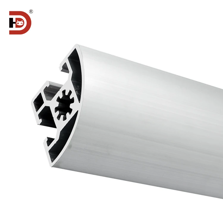 product 4545r angle extruded aluminum profile 4545 semi circular industrial aluminum alloy profile type-5