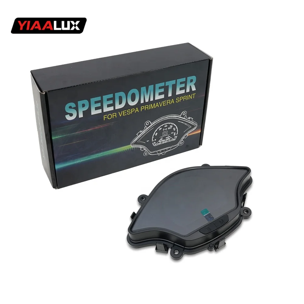 Panel Dasbor Digital Sepeda Motor Panel Instrumen Ponsel Nirkabel GPS Navigasi Speedometer untuk VESPA Sprint 150 Mekanis Semua Tahun
