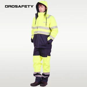Oil&gas Welder Flame Retardant Acid Alkali Proof Waterproof Jacket Pants Workwear Work Suits