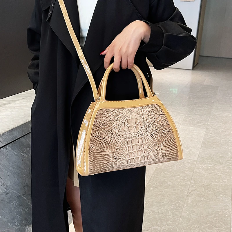 Wholesale New Fashion Tote Bags And Crocodile Grain Shoulder Women