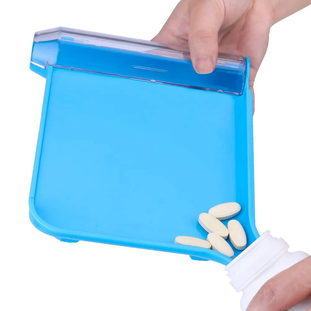 Pill Counting Tray with 2 Spatulas Opret Pill Counter for Pharmacy to Count Meds Pill Tablets Box