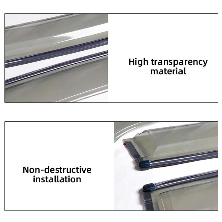 Easy Installation and Maintenance with Vehicle Wind Deflectors".