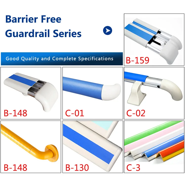 Hand Rails Hospital Hospital Wall Protection Safety Handrails As Medical Hand Bumper ...
