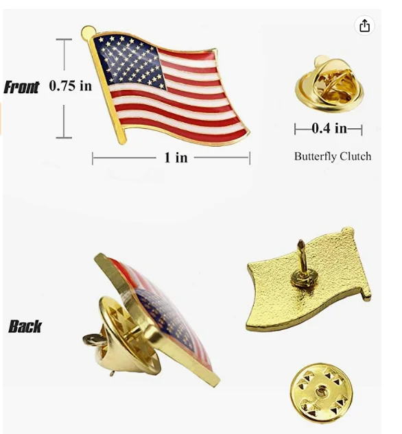 Guam Pin Country Pin Use Glue Dropping Process and Material Is Zinc Alloy Clothes Wear Decoration