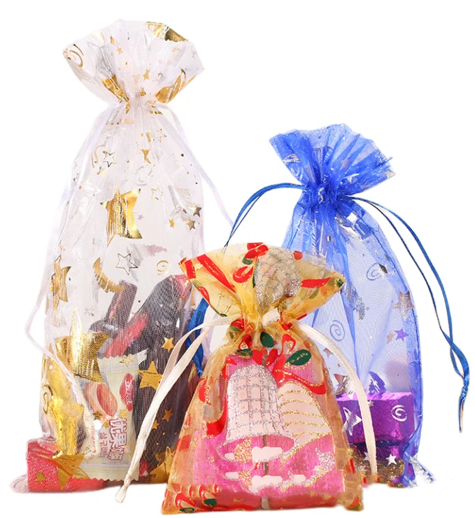 Индивидуальная подарочная упаковочная сумка с логотипом однотонная карманная Сумка из органзы для ювелирных изделий косметический подарок Жемчужной