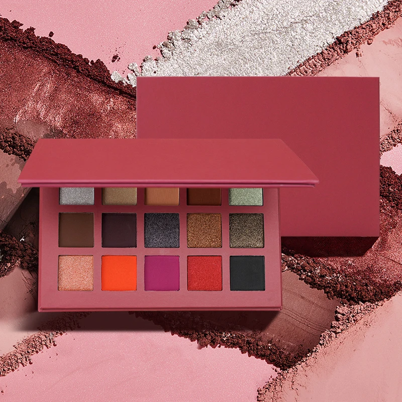 Новейшие 15 видов цветов Тени для век веганский макияж частная этикетка тени для век Палитра блестящие водонепроницаемые тени для век OEM логотип Sombra de ojos