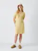 Beige floral print dress-y844