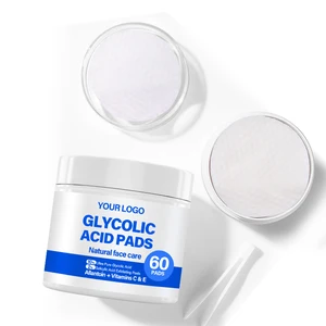 Professional Strength Deep Pore Cleansing Cotton Pads Glycolic & Salicylic Acid Exfoliating Rounds for Oily Acne Skin