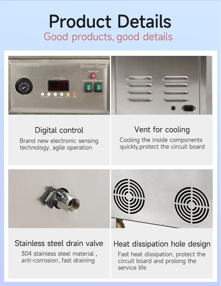 YihuiCasting Smart 12-head Industrial Ultrasonic Cleaner | Efficient Degreasing, Derusting, Dewaxing & Decontamination