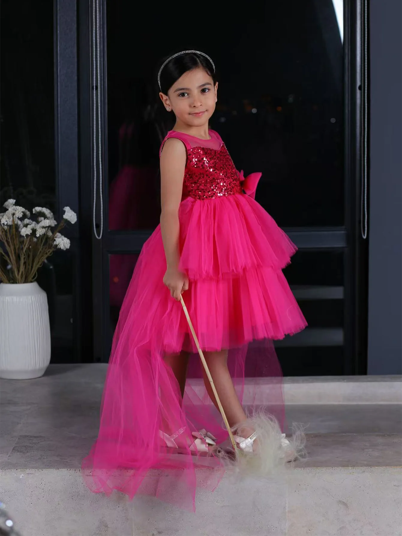 FSMKTZ Princess Frock Perfect for Children's Party Gown