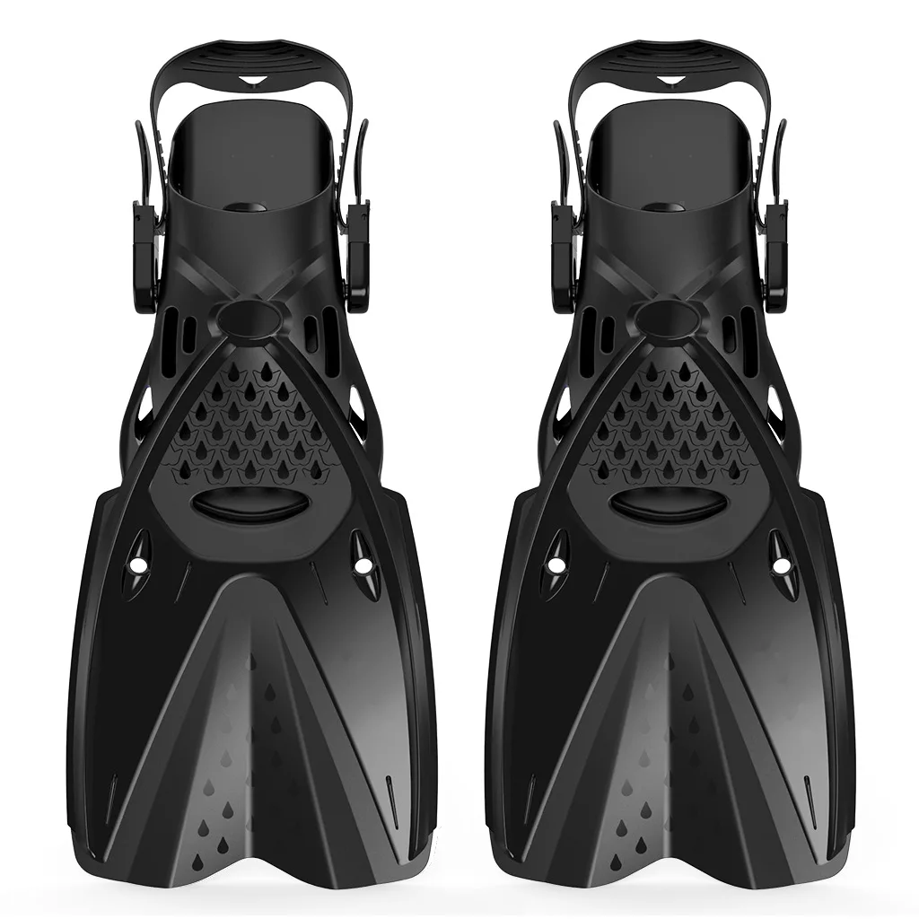 Diving Flippers Adult Adjustable Snorkeling Fins Ultra Resistant Buckles Very Light Ideal for Traveling Snorkeling Scuba Fins