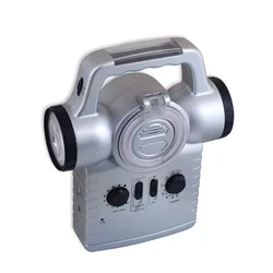 Японская маркировка, ручной фонарик на солнечных батареях, радио с зарядным устройством для сотового телефона, перезаряжаемое портативное радио со светодиодным индикатором