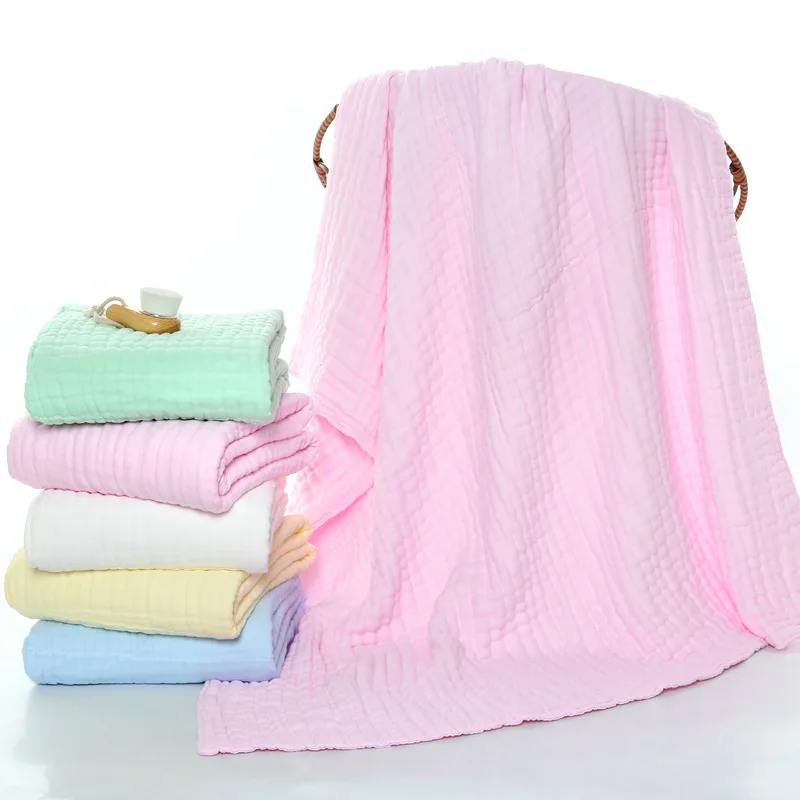 Custom Super Soft Blanket Baby Blankets Wholesale 6 Layer Cotton Print