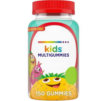 Private Label Multivitamin Gummy Halal Sugar Free Vitamin B C D  Element Immunity System Booster Bear Multivitamin Gummy for Kid