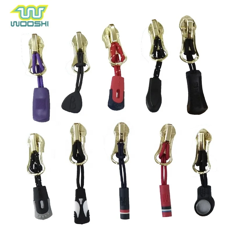 Натяжной шнур для молнии с логотипом на заказ рюкзака спорта открытом воздухе резиновый пулер