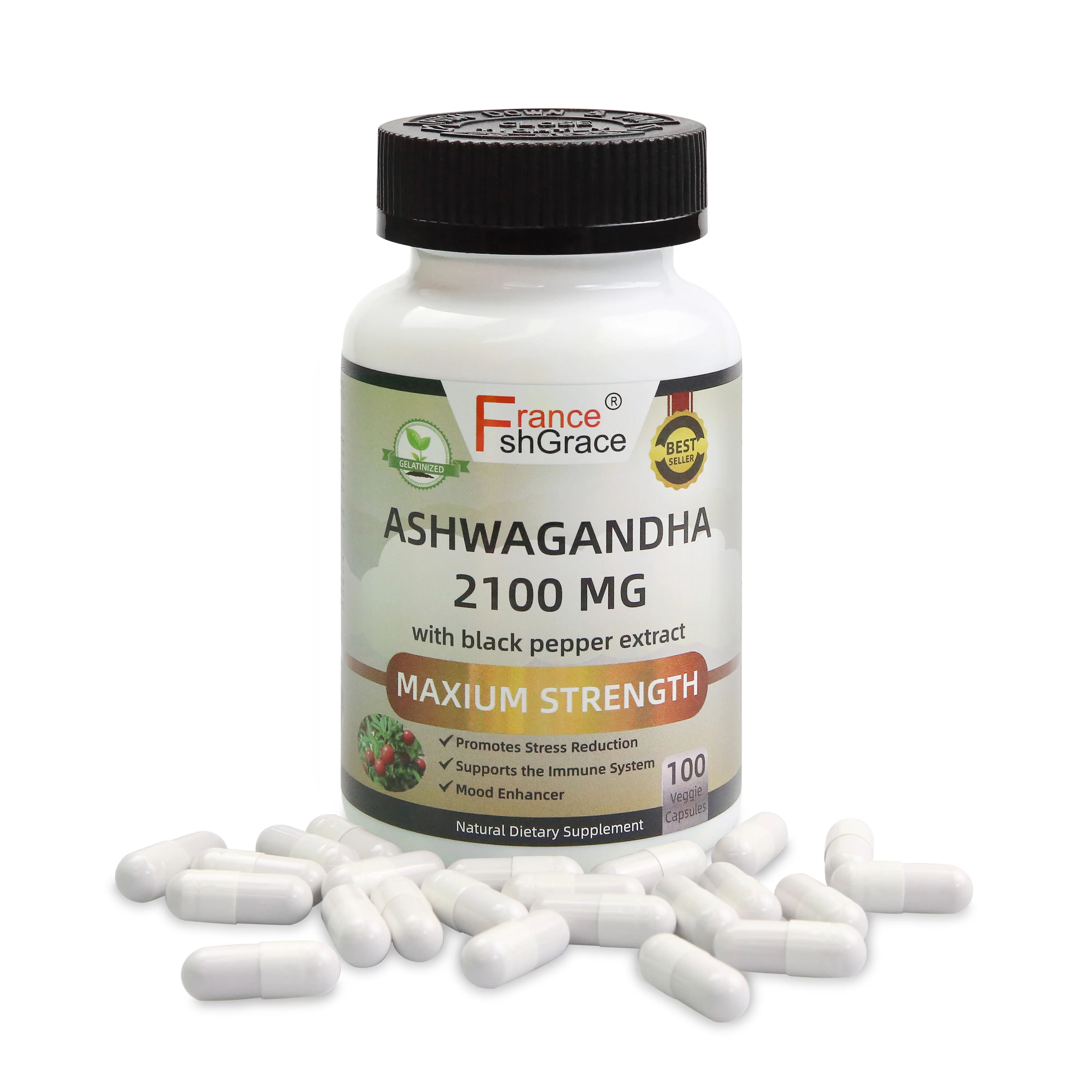 Ashwagandha Natural supplement anxiety relief