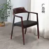 Walnut-colored soft-pack oil-waxed leather seat cushion
