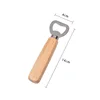 Wood color-Half-circle bottle opener