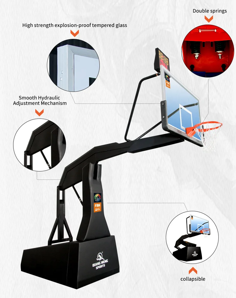 Professional Manufacturer Manual Hydraulic Collapsible Portable Fiba